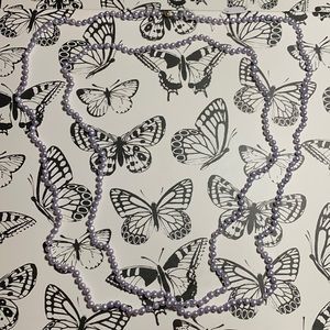 Lavender Pearl Necklace